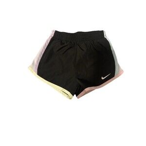 Black & Pastel Colored Nike Dry-Fit Athletic Toddler Shorts Size 3T